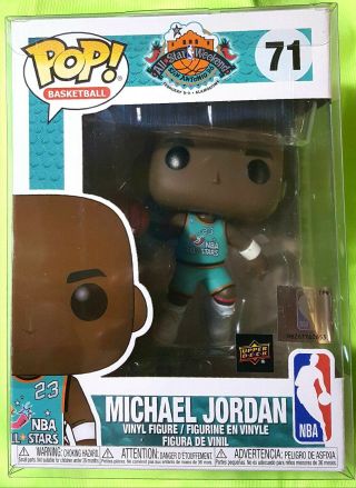 Funko Pop Michael Jordan 1996 All Star Jersey (comes W/ Protector) Upper Deck 71