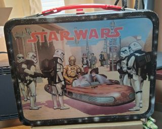 Vintage Star Wars 1st Edition 1977 Lunch Box And Thermos Fantastic