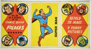 1966 Topps Comic Book Foldees - Superman 26 Dc