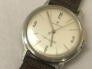 Vintage To Older Hamilton Thin - O - Matic Stainless Steel Watch