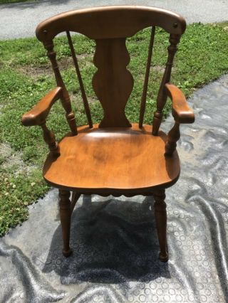 Vtg Heywood Wakefield Brace Back Windsor Style Chairs - 3 Arm Style - Available