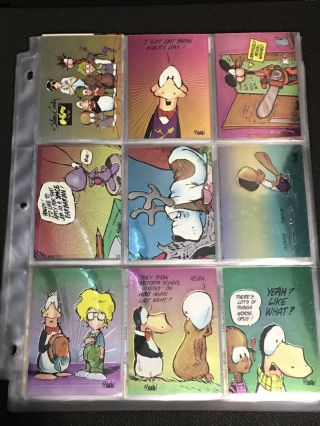 BLOOM COUNTY OUTLAND COMPLETE 100 CHROMIUM TRADING CARD SET BY BERKELE BREATHED 2