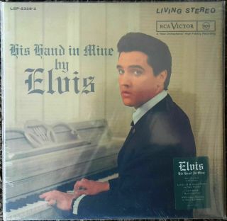 His Hand In Mine By Elvis Presley Vinyl Lp Record Album Vintage 1960 Rca E1049
