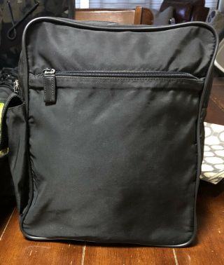 Vintage Prada Tessuto Black Nylon Sling Backpack Crossbody
