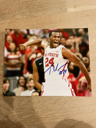 Indiana Pacers Tj Warren Signed Glossy 8 By 10 Autograph