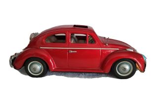Vintage Bandai Volkswagen Beetle 1960s Kingsize Battery Op Bump N Go Bug 14 "