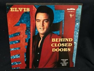 Elvis Presley Behind Closed Doors 4 Lp Box Audifön Rare Gorgeous Unreleased