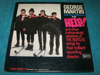1965 George Martin Help Songs By The Beatles Wlp Promo Nm Rare