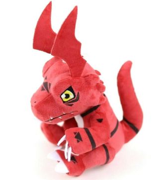 Sanei Boeki Digimon Adventure Guilmon Plush Doll Stuffed Toy Japan