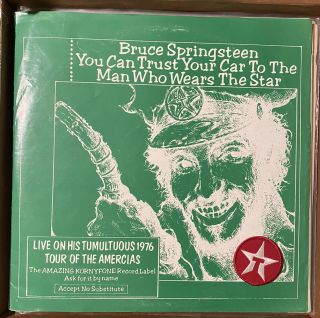 Rare Bruce Springsteen “you Can Trust Your Car To The Man.  ” Vinyl 2 - Lp Live 