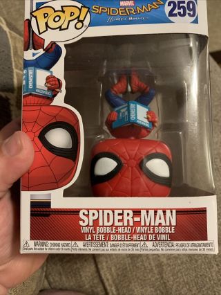 Funko Pop Marvel Spider - Man Homecoming Spider - Man Upside Down 259
