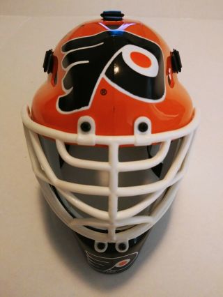Autographed Philadelphia Flyers Mini Goalie Helmet - Garth Snow And Ron Hextal