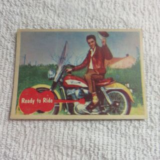 Elvis Presley - 1956 A&bc (england) Gum Card - 23.  - Ready To Ride
