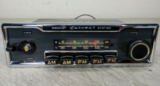 Vintage Becker Europa Ii Stereo Mu 5 Button Car Radio