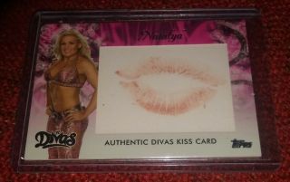 Natalya 2014 Wwe Topps Authentic Divas Kiss Card