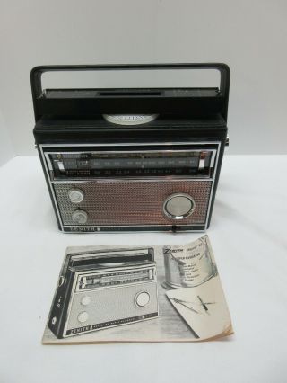 Vintage Transistor Radio Zenith Royal 97 Navigator Am Fm Short Wave