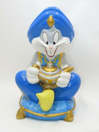 1998 Warner Bros Studio Cookie Jar Looney Tunes Bugs Bunny Genie