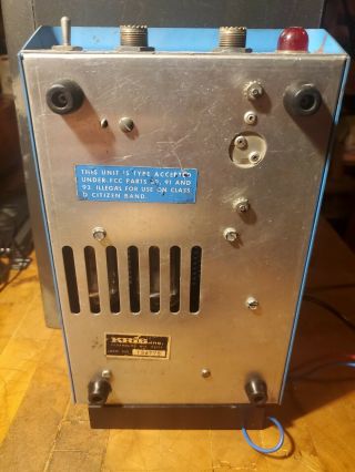 Kris 300m cb Linear Amplifier /Working Vintage tube 3