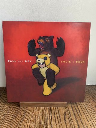 Fall Out Boy Folie A Deux Vinyl Record Lp Rare Oop