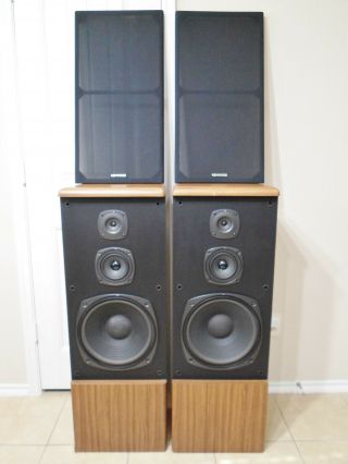 Kenwood Jl - 901 Vintage 12 " Woofer 3 - Way Speaker System 8 Ohm 180 W Max