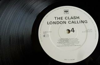 RARE & THE CLASH LONDON CALLING 1979 CBS UK 2xLPs INSERTS CLASSIC PUNK 3