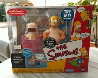Playmates The Simpsons Nuclear Power Plant Interactive Environ Radioactive Homer