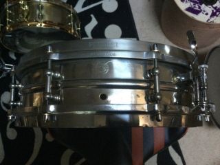 Vintage Premier Brass Snare Drum Early 1900’s First Stamped Shell