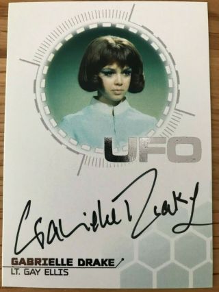 Ufo Series 3: Silver Foil Autograph Card: Gabrielle Drake As Lt.  Gay Ellis Gd2