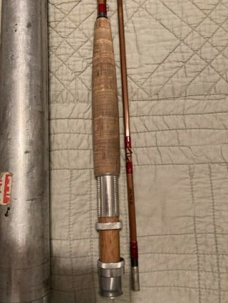 Vintage Fly Fishing Rod Bamboo Orvis Impregnated Special 8 