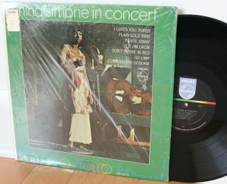 Nina Simone In Concert Lp (philips Phm 200 - 135,  Orig 1964) Vg,  In Shrink