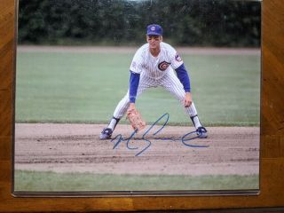 Chicago Cubs Mark Grace Signed 8x10 Auto - 3 X All Star - 4 X Gg Rookie Year