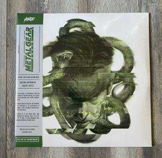 Metal Gear Solid Video Game Vinyl Soundtrack Green W/ White Splatter Record 2 Lp