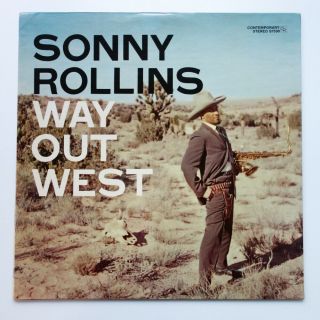 Sonny Rollins Way Out West On Us Contemporary S7530 Lks Green Labels Ex