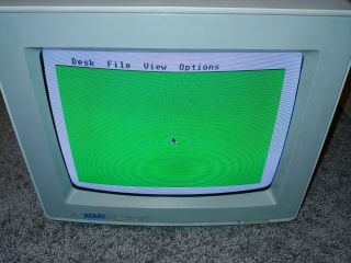 Vintage Atari Sc1224 Rgb Color Monitor For St Computers,