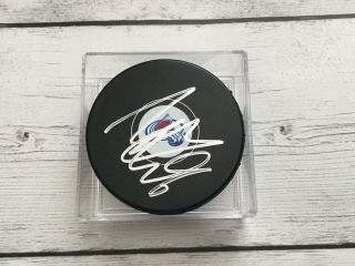 Mikko Rantanen Autographed Signed Colorado Avalanche Hockey Puck C