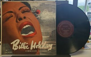 Billie Holiday - Self - Titled Commodore Lp Vg,  Fl 30008 Jazz Mono Dg