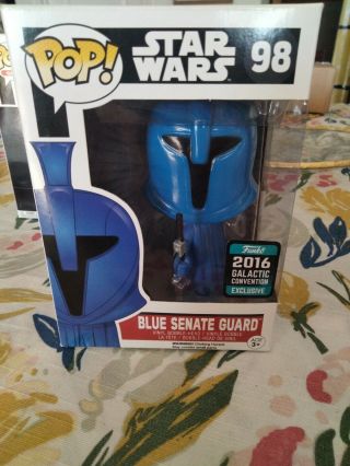 Funko Pop Star Wars 98 Blue Senate Guard Pop
