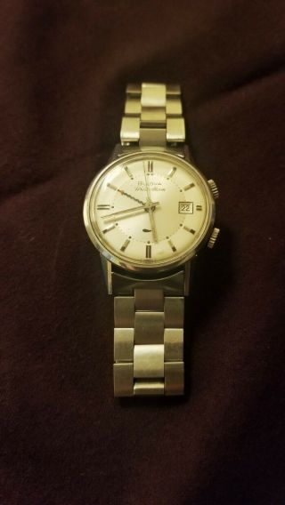Vintage 1969 Bulova Sea King Wrist Alarm/watch
