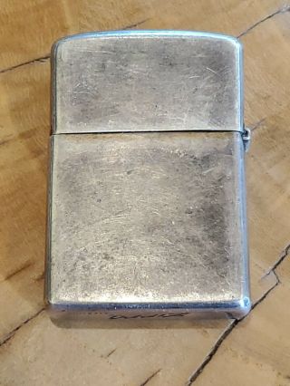 VINTAGE Sterling Silver ZIPPO LIGHTER LUCKY LEAF Our 25th Year 1949 - 1974 2