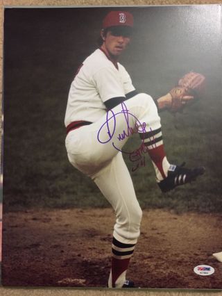 Bill Spaceman Lee Signed Autograph Auto 11x14 Photo Picture Boston Red Sox Psa