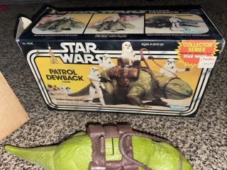 Vintage 1983 Star Wars Patrol Dewback Collector Series in the Box 3
