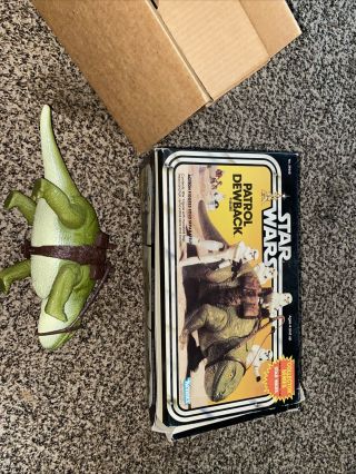 Vintage 1983 Star Wars Patrol Dewback Collector Series in the Box 4