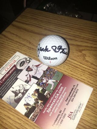 Jack Fleck 1955 Us Open Signed Golf Ball Jsa