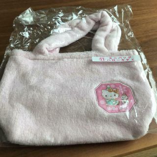 Hello Kitty Mini Tote Bag Pink Fluffy Winter Snow Sanrio Kawaii Japan Prize