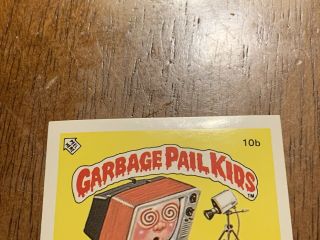 1985 Garbage Pail Kids UK MINI Series 1 10a TEE - VEE STEVIE 10b GEEKY GARY OS1 3