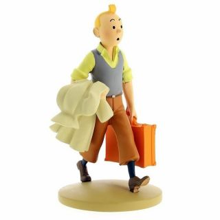 Tintin En Route Resin Figurine Official Tintin Product