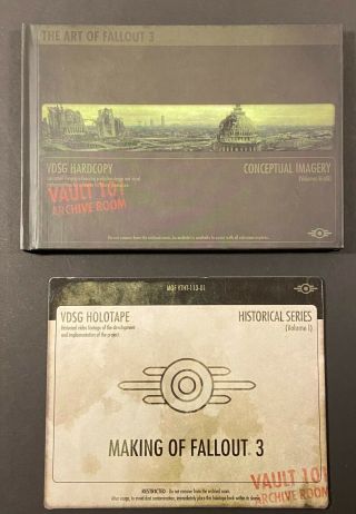 The Making Of Fallout 3 - Holotape - Dvd And Art Book Near Ships In U.  S