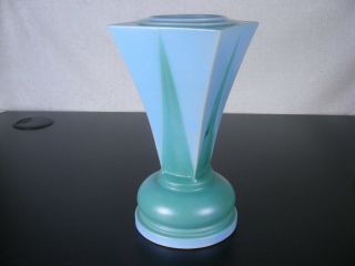 Roseville Art Pottery Futura Green Vase 392 - 10 