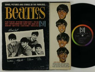 Beatles " Songs,  Pictures And Stories Of The Fabulous.  " Lp Vee Jay Mono