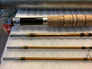 South Bend Bamboo Fly Rod Model 24,  8 1/2 Foot,  3/2